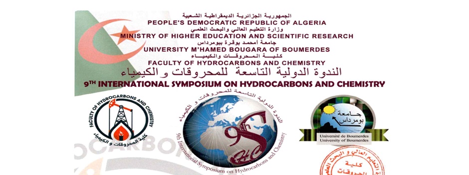 
														9 INTERNATIONAL SYMPOSIUM ON HYDROCARBONS AND CHEMISTRY-1